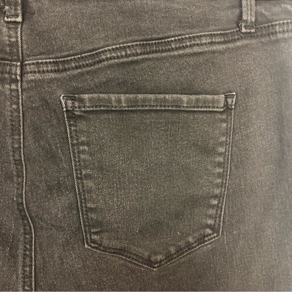 Talbots Women’s High Waisted Ankle Jegging Jeans Black Patch Pockets - Picture 5 of 9
